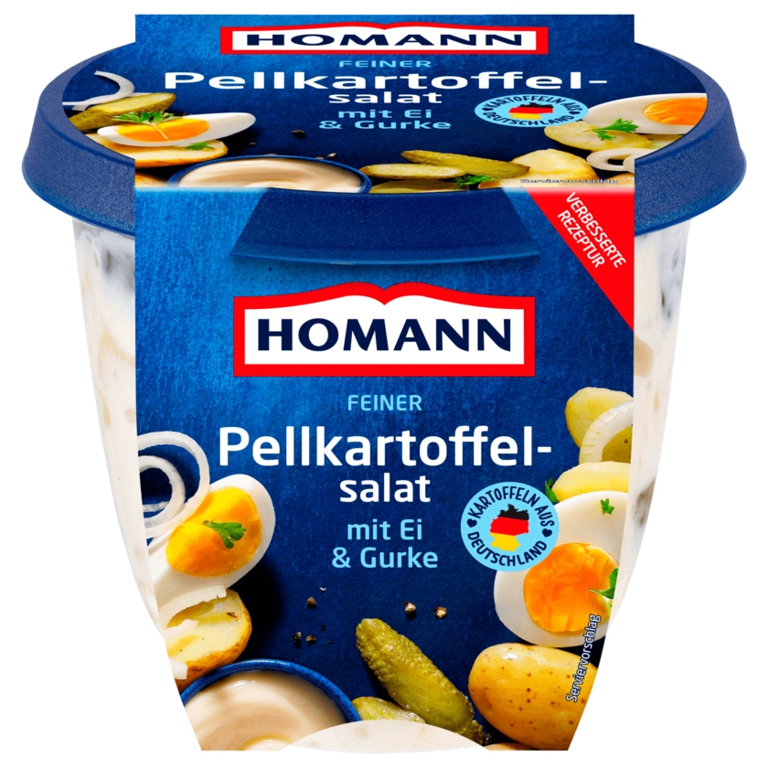 Homann Pellkartoffelsalat mit Ei & Gurke 200g